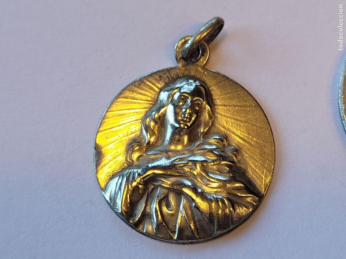 Antig&uuml;edades: 10 MEDALLAS RELIGIOSAS DE PLATA - Foto 2