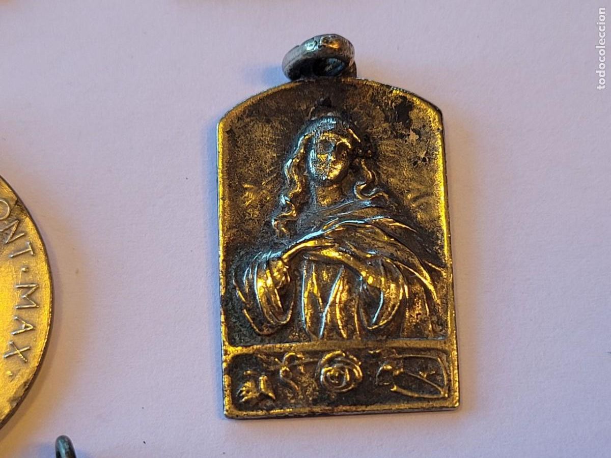 Antig&uuml;edades: 10 MEDALLAS RELIGIOSAS DE PLATA - Foto 9