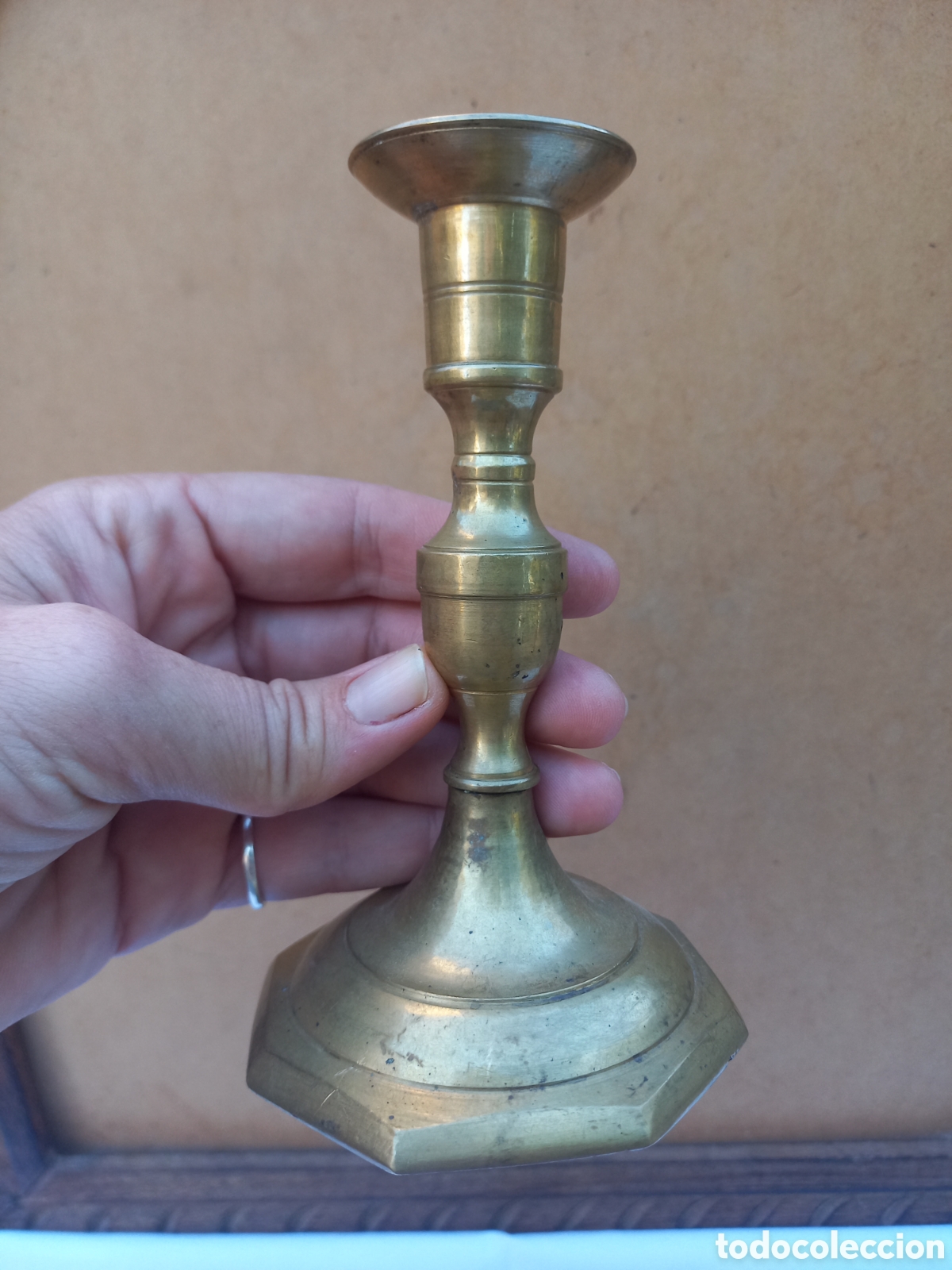 Antig&uuml;edades: Candelabro candelabros de bronce antiguos - Foto 2