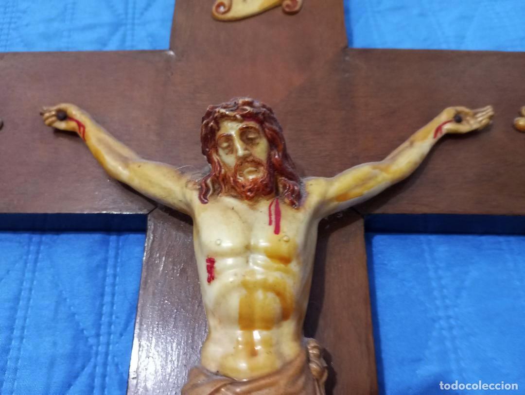 Antig&uuml;edades: CRISTO CRUCIFICADO ANTIGUO 1940 - Foto 1
