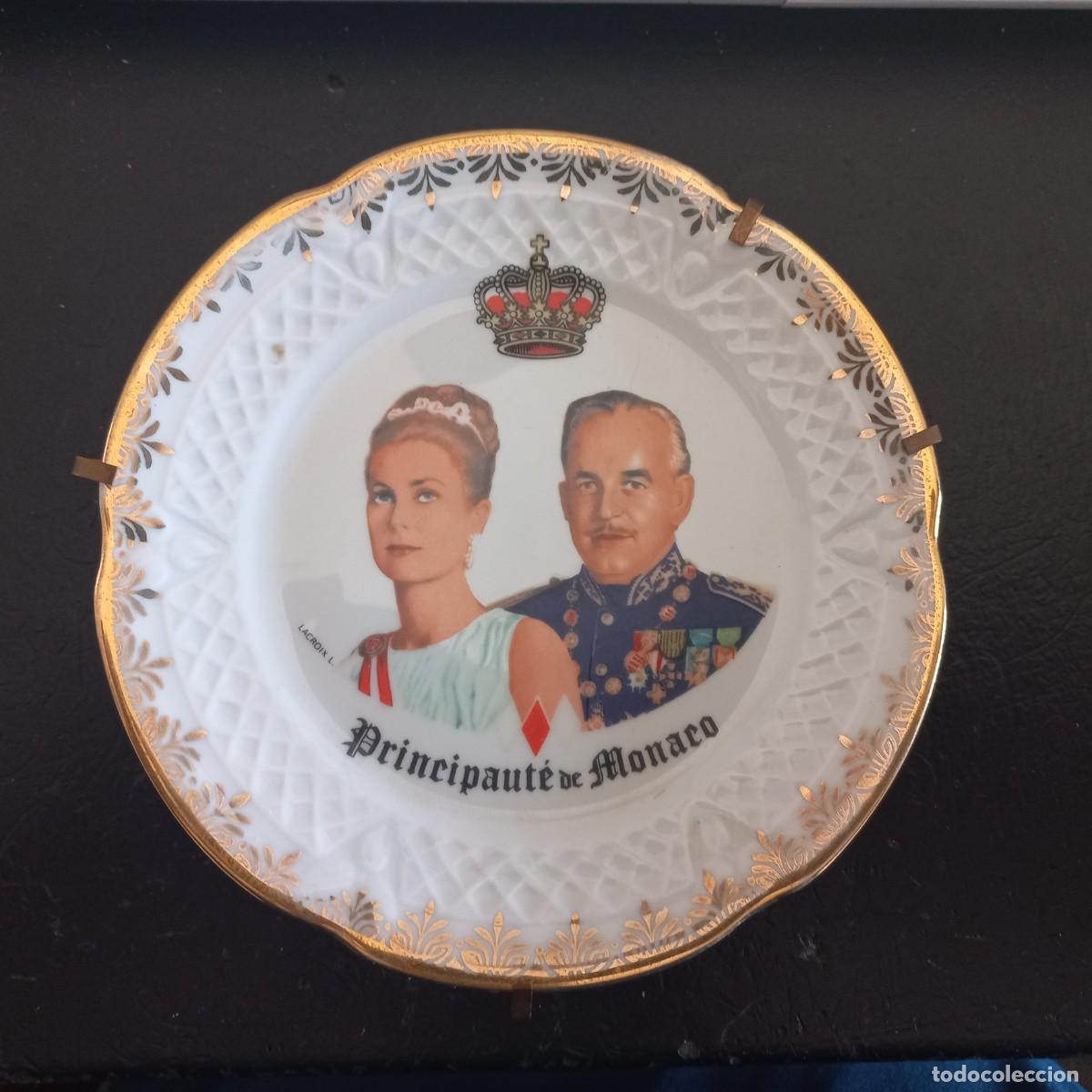 Antig&uuml;edades: Plato comomerativo de los principes de M&oacute;naco - Foto 1