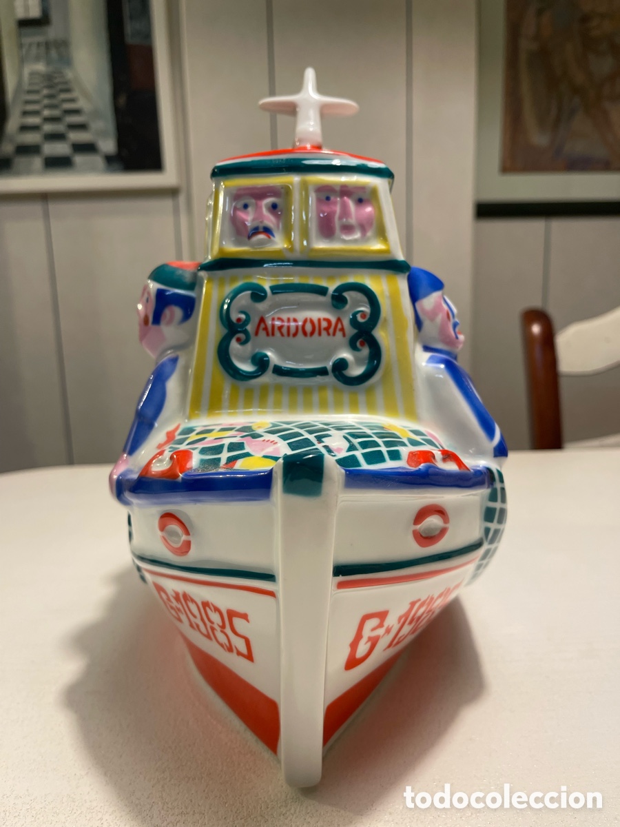 Antig&uuml;edades: Sargadelos barco Ardora numerado - Foto 2