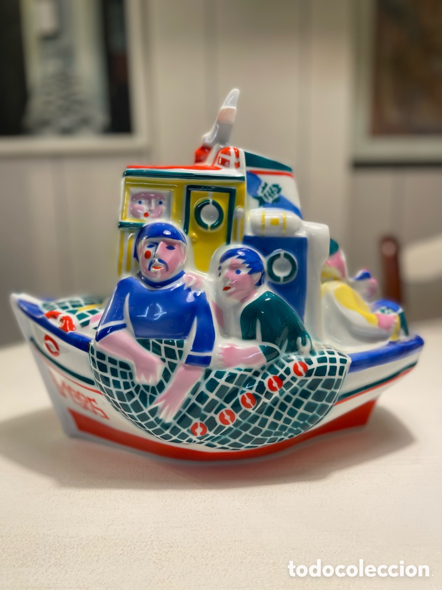 Antig&uuml;edades: Sargadelos barco Ardora numerado - Foto 4