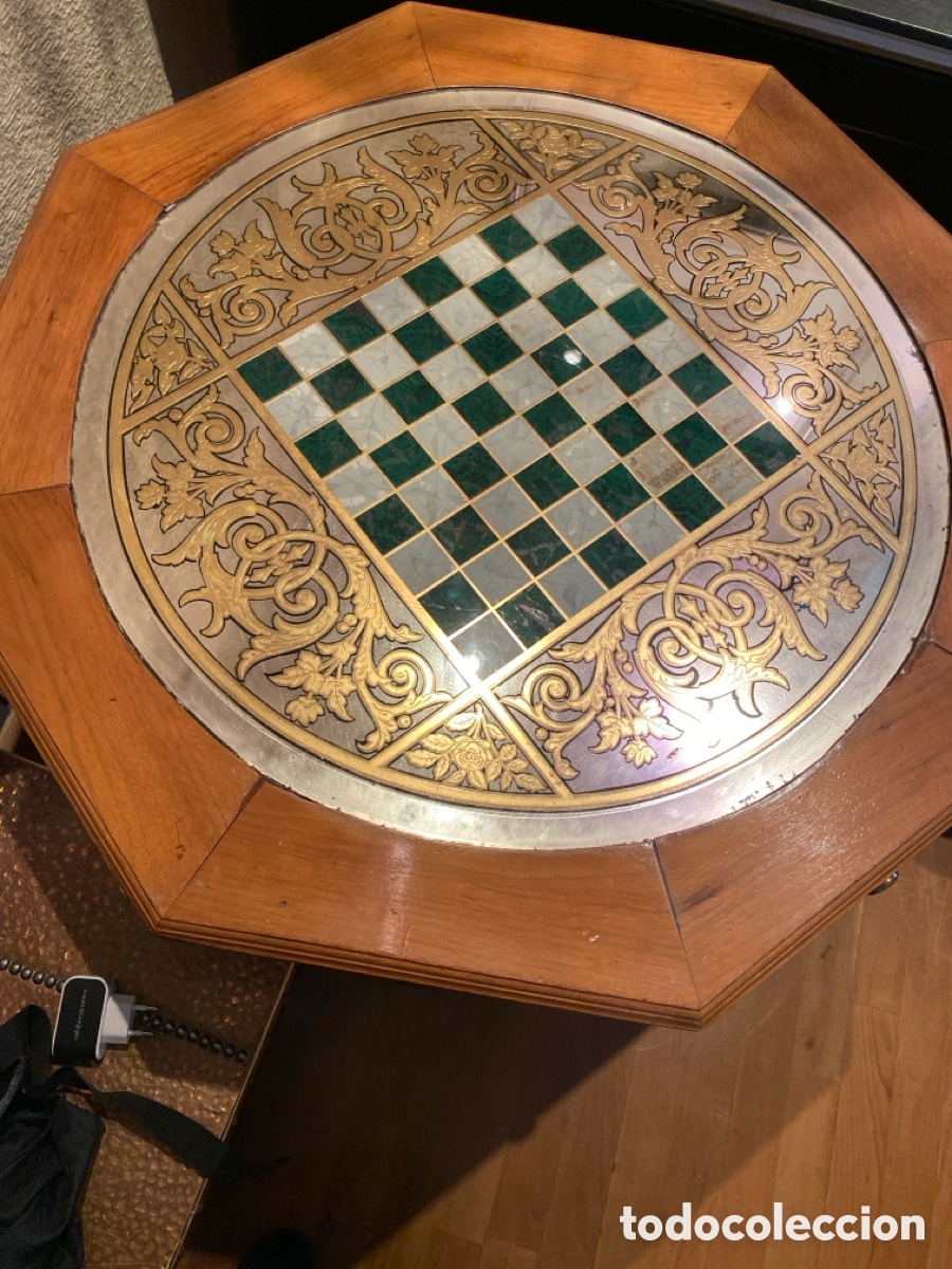 Antig&uuml;edades: Mesa de caoba antigua - Foto 1