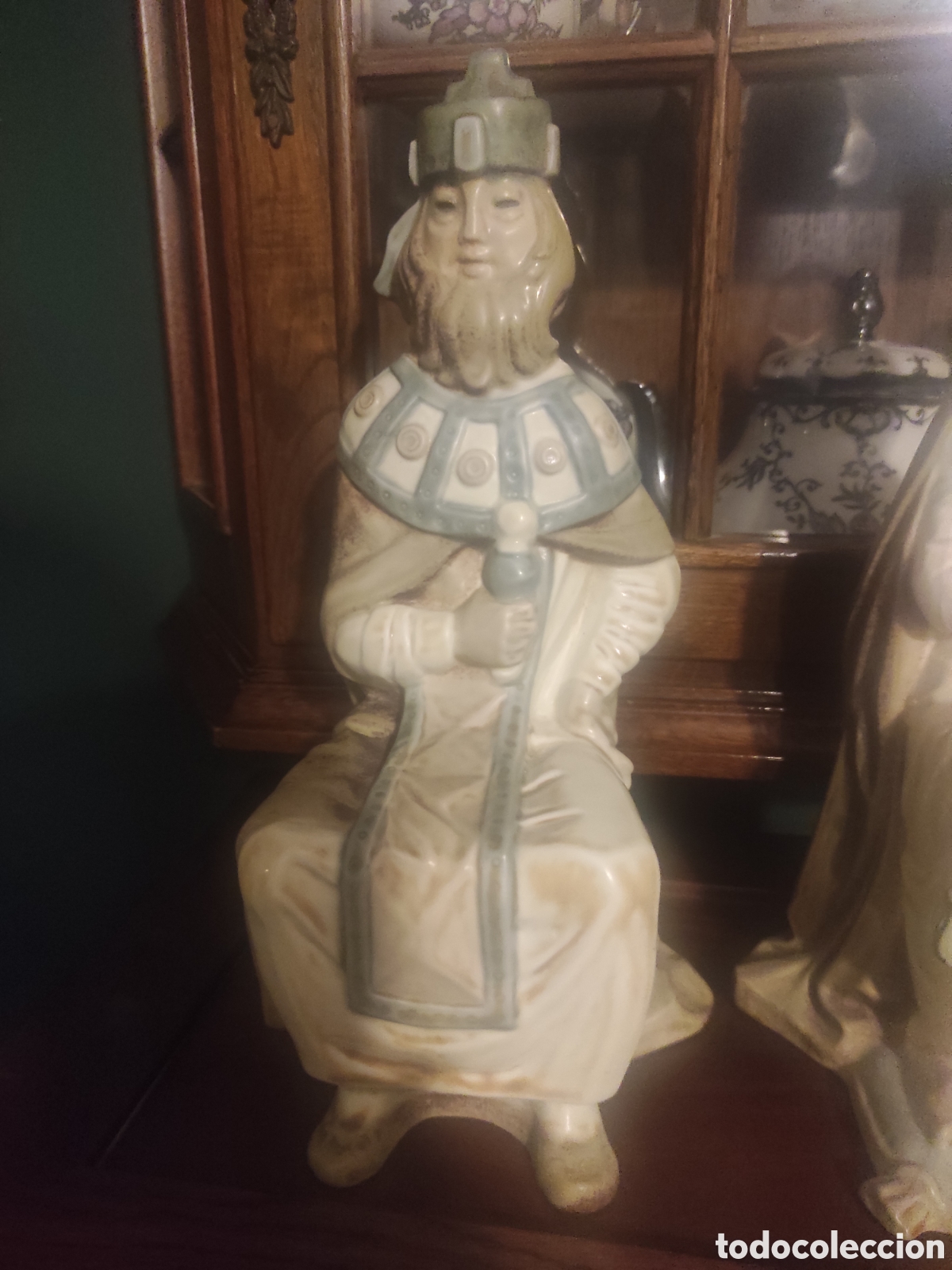Antig&uuml;edades: Lladro.Pareja de reyes g&oacute;ticos - Foto 2