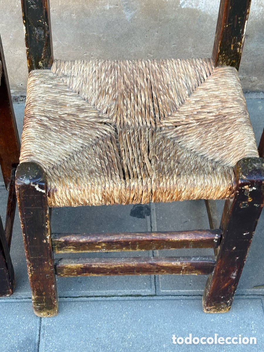Antig&uuml;edades: Sillas aragonesas caserio - Foto 7