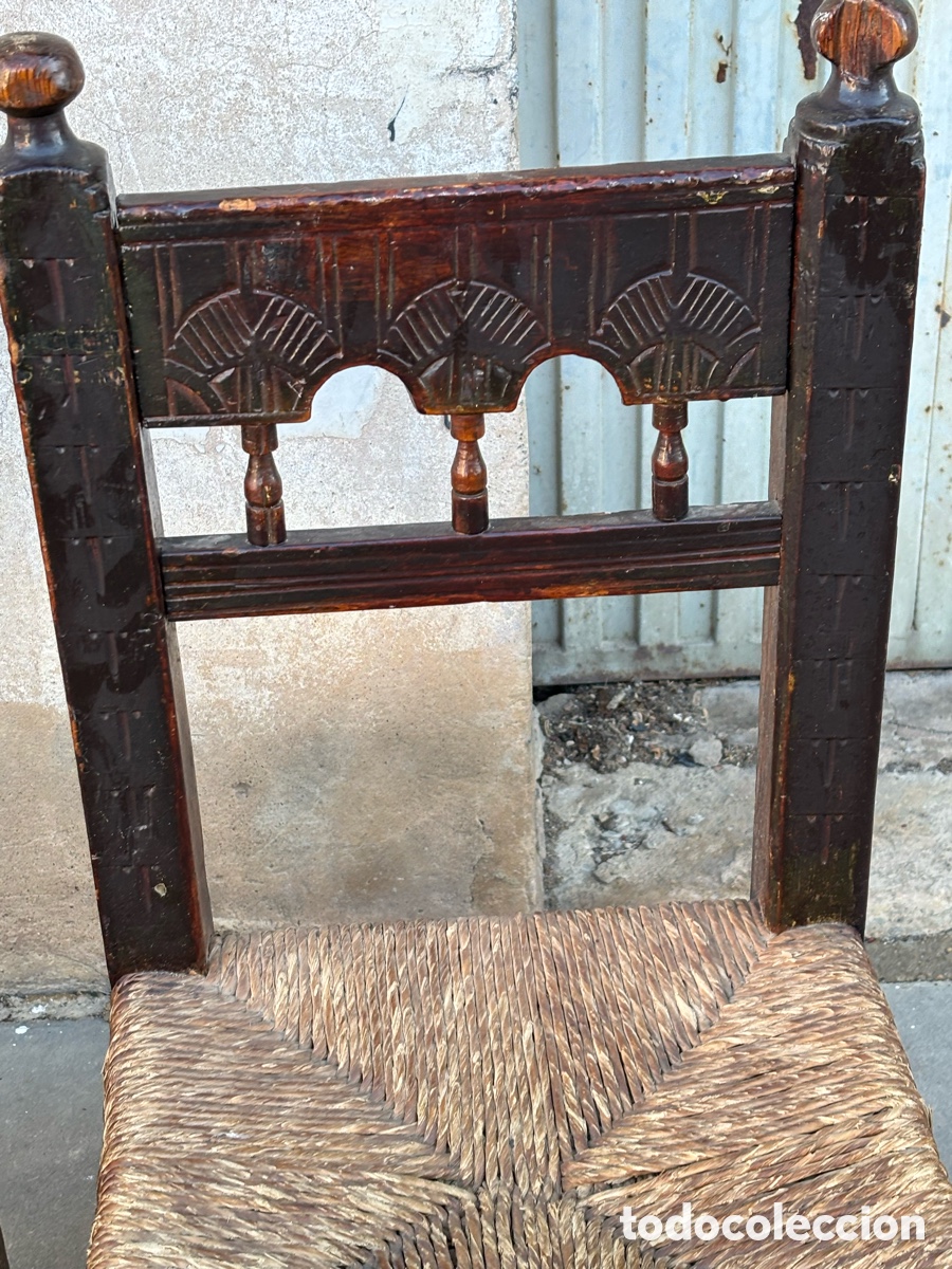Antig&uuml;edades: Sillas aragonesas caserio - Foto 10