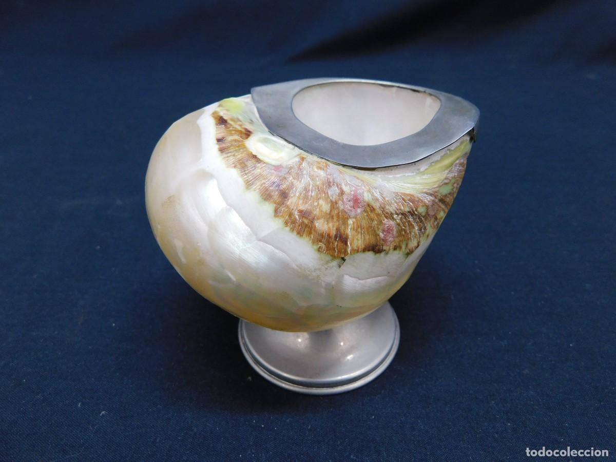 Antig&uuml;edades: CARACOLA CON ADORNOS DE PLATA - Foto 7