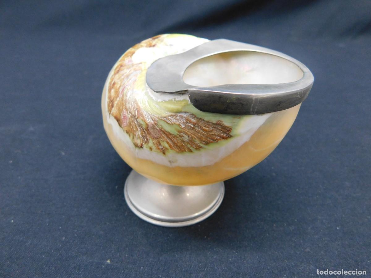 Antig&uuml;edades: CARACOLA CON ADORNOS DE PLATA - Foto 8