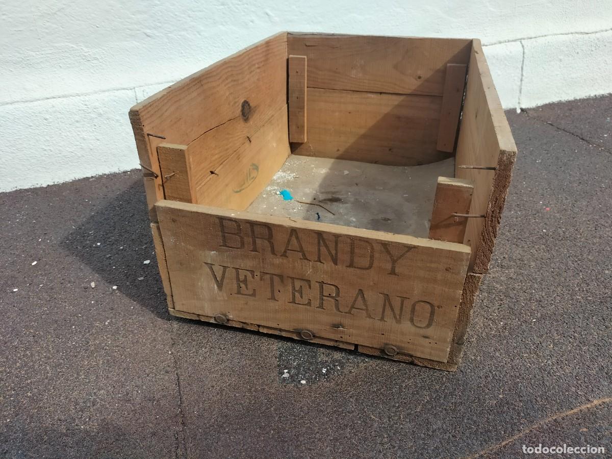 Antig&uuml;edades: ANTIGUA CAJA DE MADERA BRANDY OSBORNE - Foto 2
