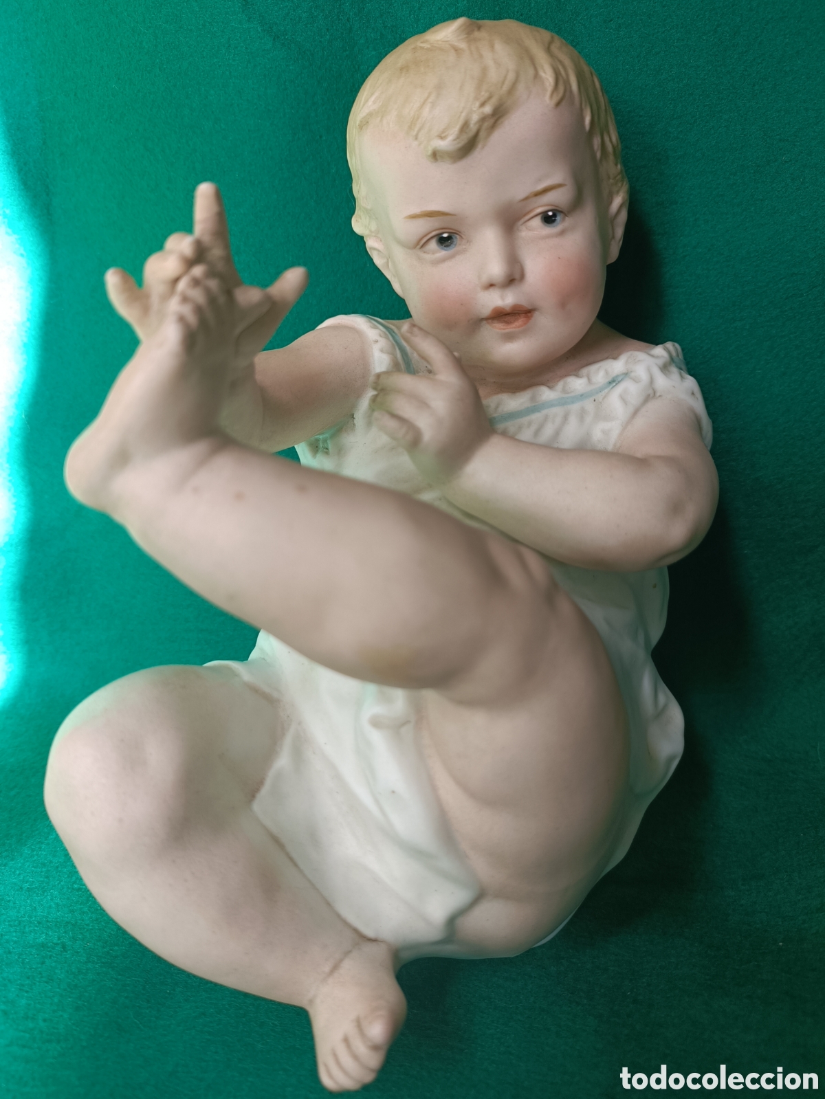 Bébé De piano, Poupée En Porcelaine Dep HEUBACH 12,5 cm - Collection