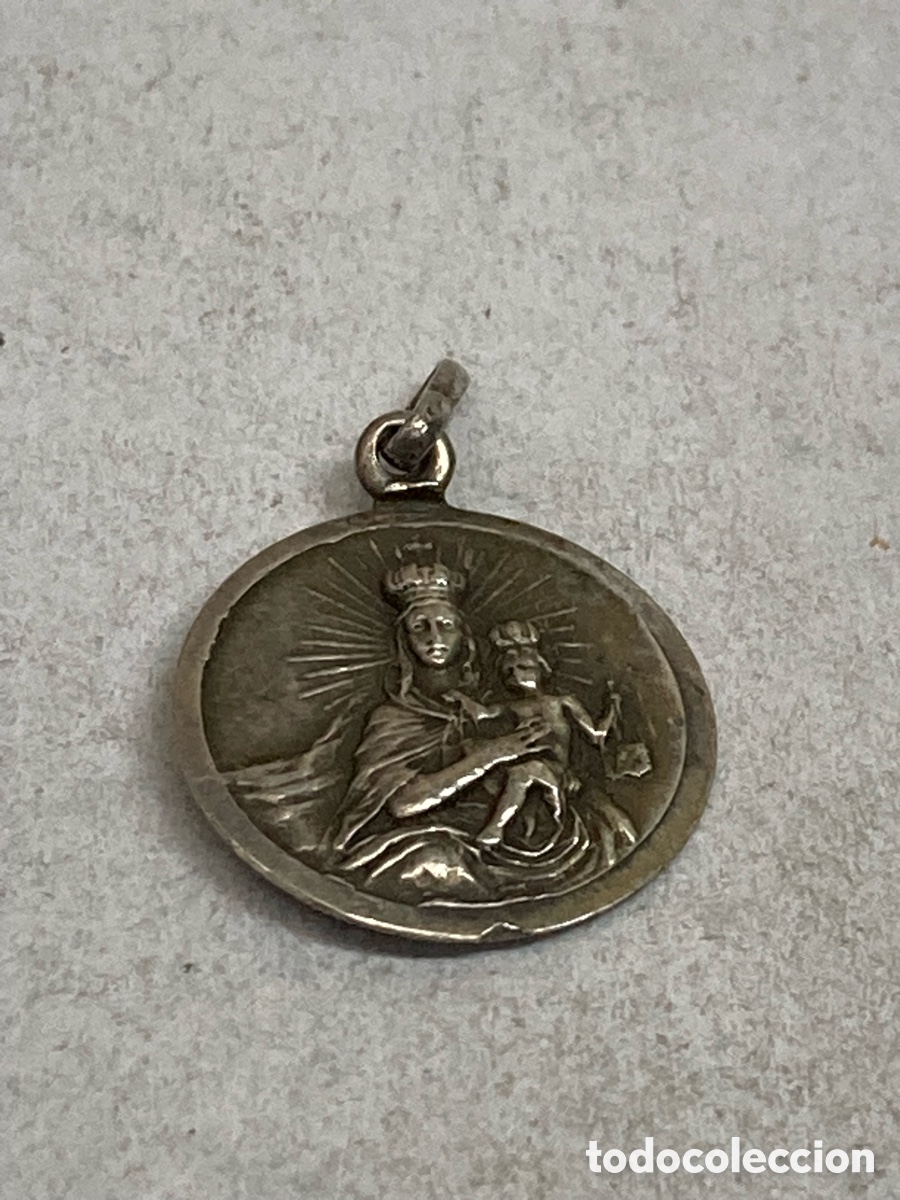 Antig&uuml;edades: Medalla de plata religiosa C327 - Foto 2