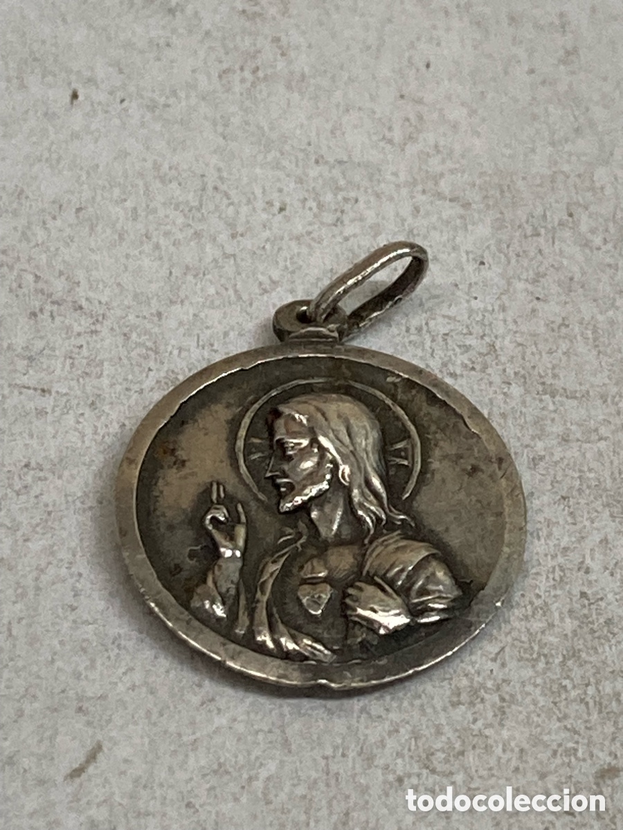 Antig&uuml;edades: Medalla de plata religiosa C327 - Foto 1