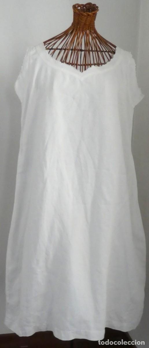 Antig&uuml;edades: ANTIGUO CAMIS&Oacute;N DE LINO S.XIX - Foto 2