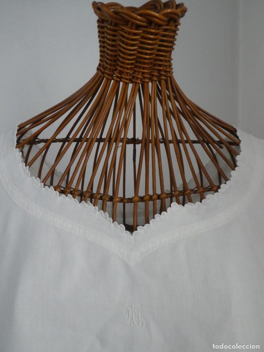 Antig&uuml;edades: ANTIGUO CAMIS&Oacute;N DE LINO S.XIX - Foto 5