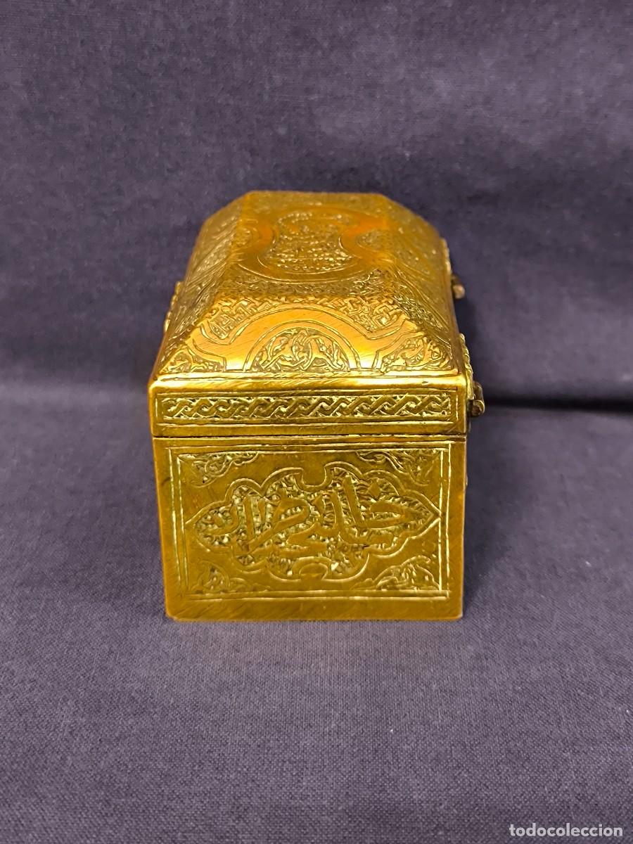 Antig&uuml;edades: CAJA ORIENTAL EN BRONCE E INCRIPCIONES - Foto 4