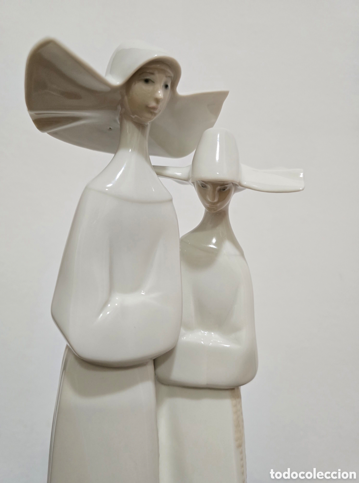 Antig&uuml;edades: LLADR&Oacute; Monjas blancas 4611 - Foto 7