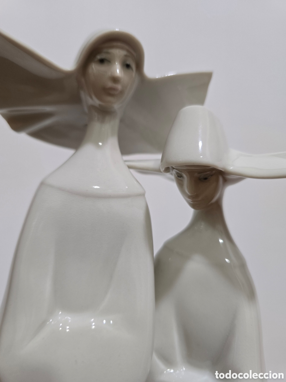 Antig&uuml;edades: LLADR&Oacute; Monjas blancas 4611 - Foto 1