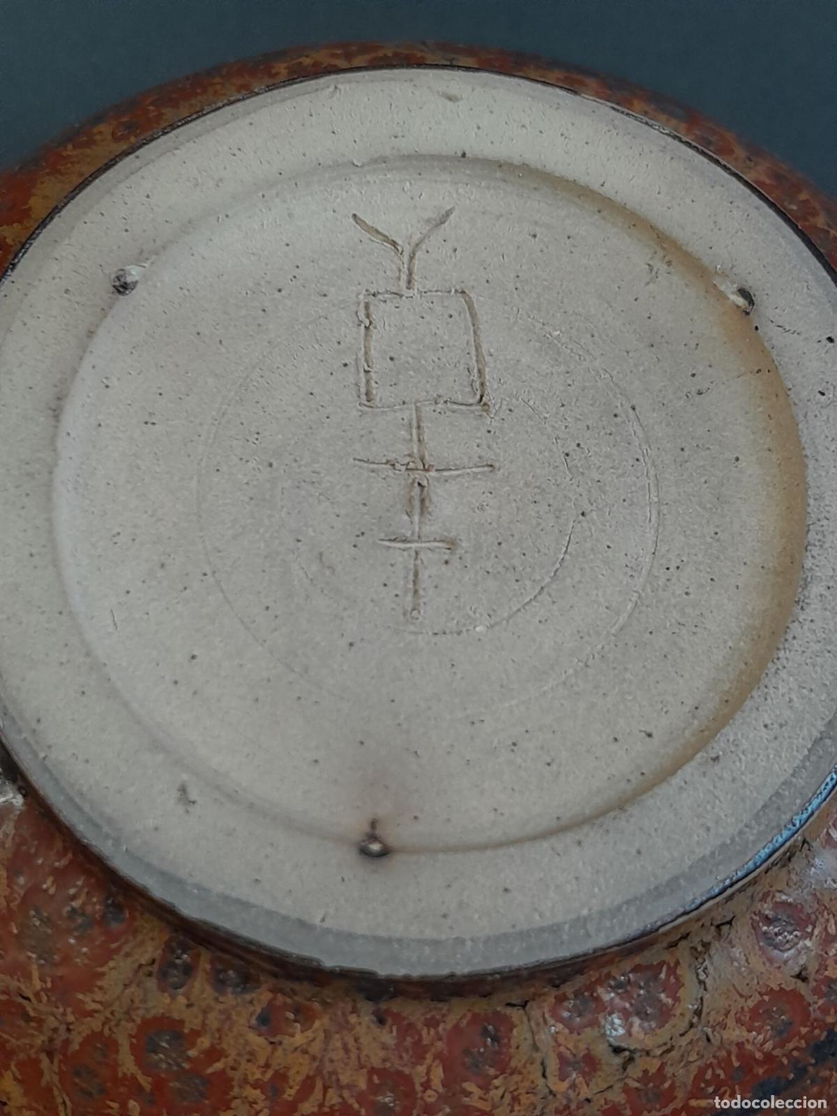 Antig&uuml;edades: RECIPIENTE DE CERAMICA ESMALTADA. Circa1990. - Foto 4