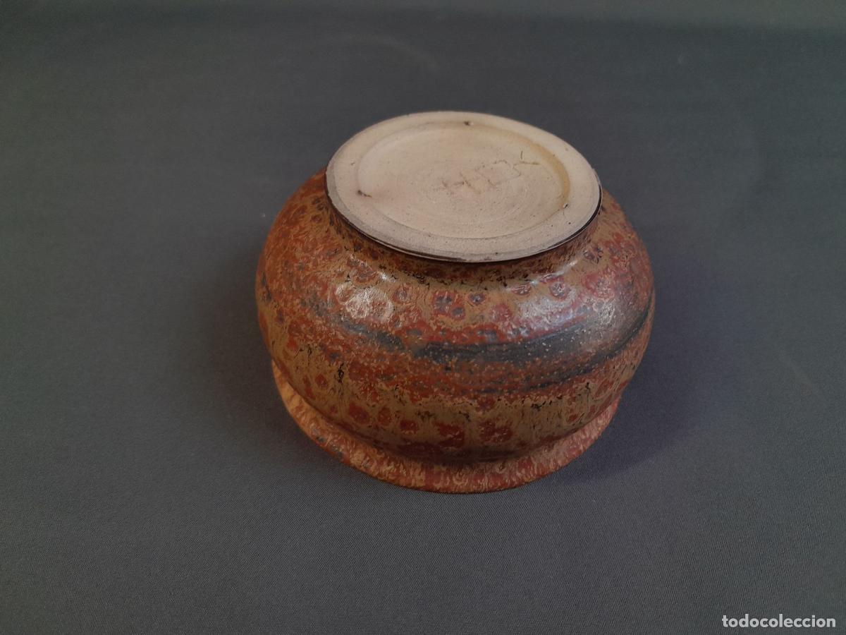 Antig&uuml;edades: RECIPIENTE DE CERAMICA ESMALTADA. Circa1990. - Foto 5