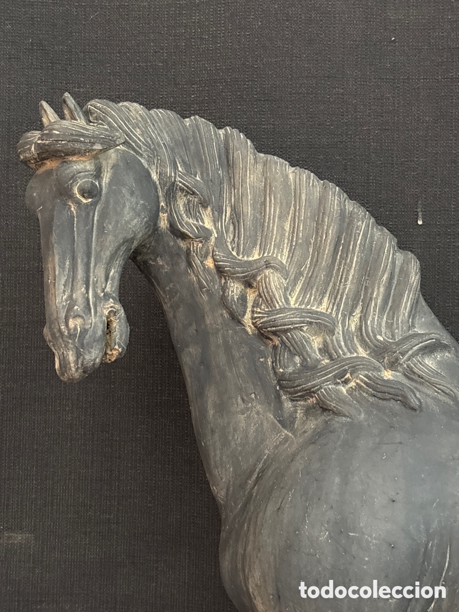 Antig&uuml;edades: Precioso caballo de terracota - Foto 2