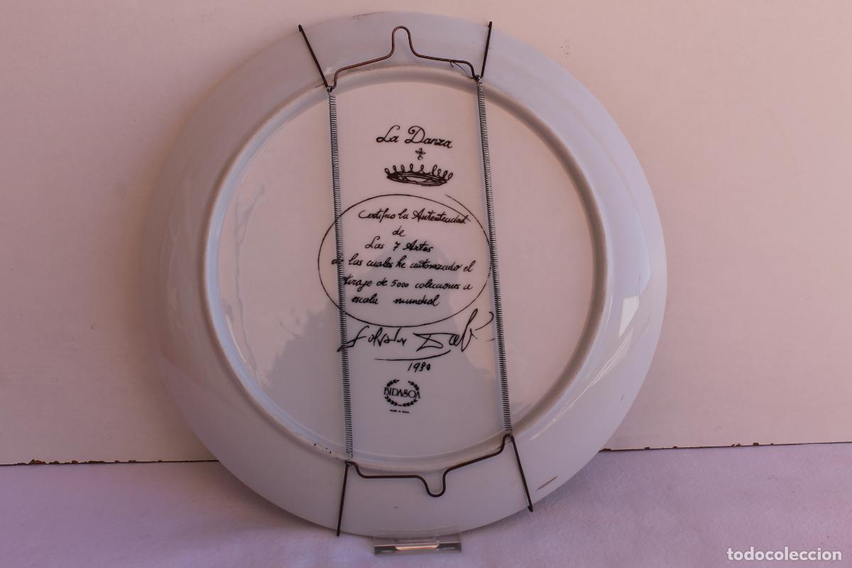 Antig&uuml;edades: PLATO DE PORCELANA DE DALI LA DANZA - Foto 4