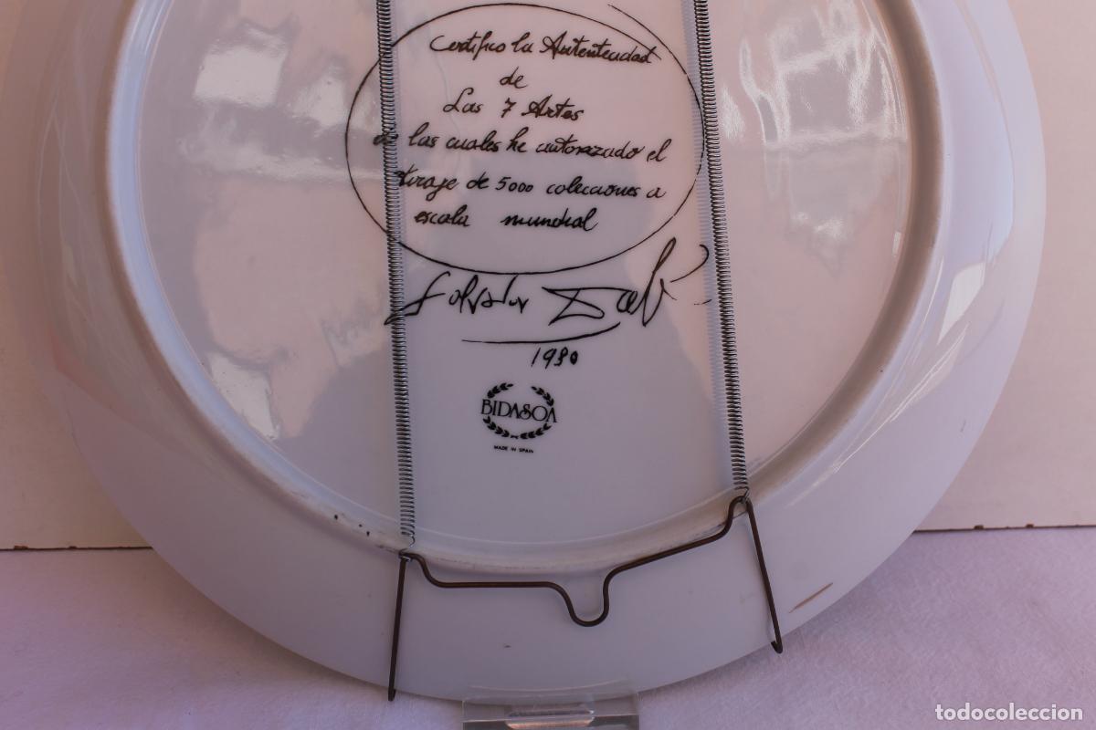 Antig&uuml;edades: PLATO DE PORCELANA DE DALI LA DANZA - Foto 5