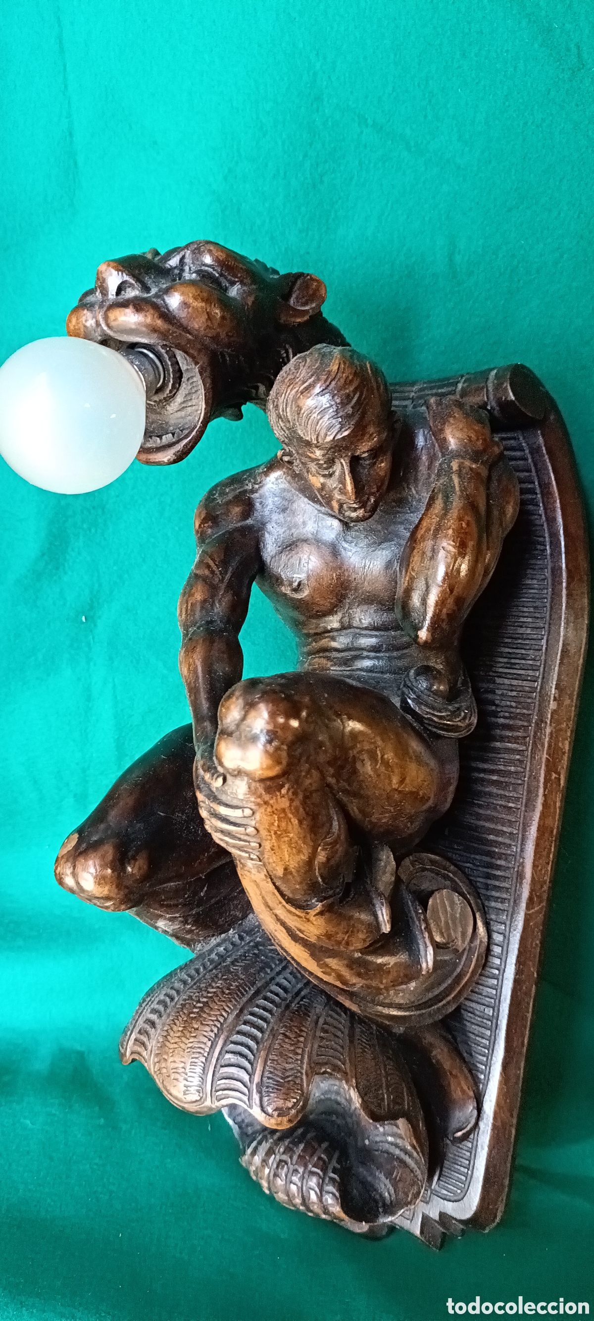 Antig&uuml;edades: Aplique madera antiguo - Foto 11