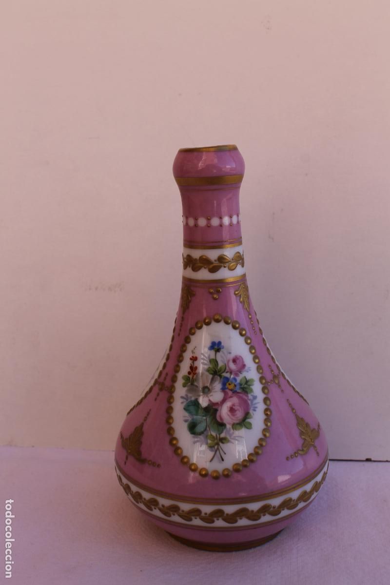 Antig&uuml;edades: JARRONCITO DE PORCELANA DE SEVRES - Foto 3