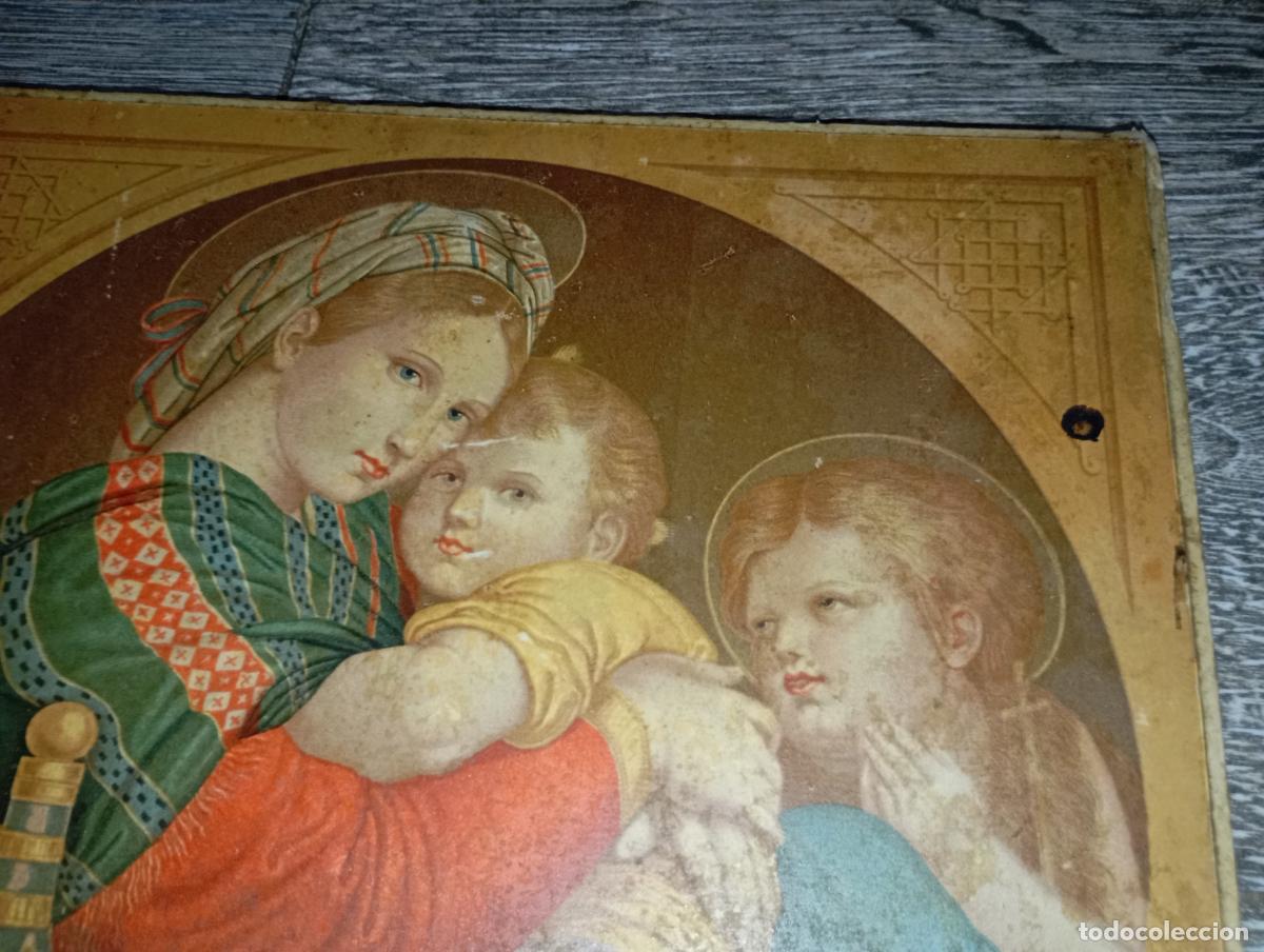 Antig&uuml;edades: Virgen de la silla Rafael Sanzio - Foto 3