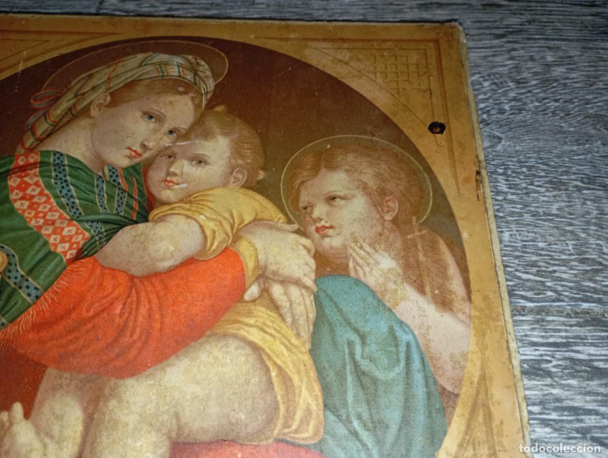 Antig&uuml;edades: Virgen de la silla Rafael Sanzio - Foto 5