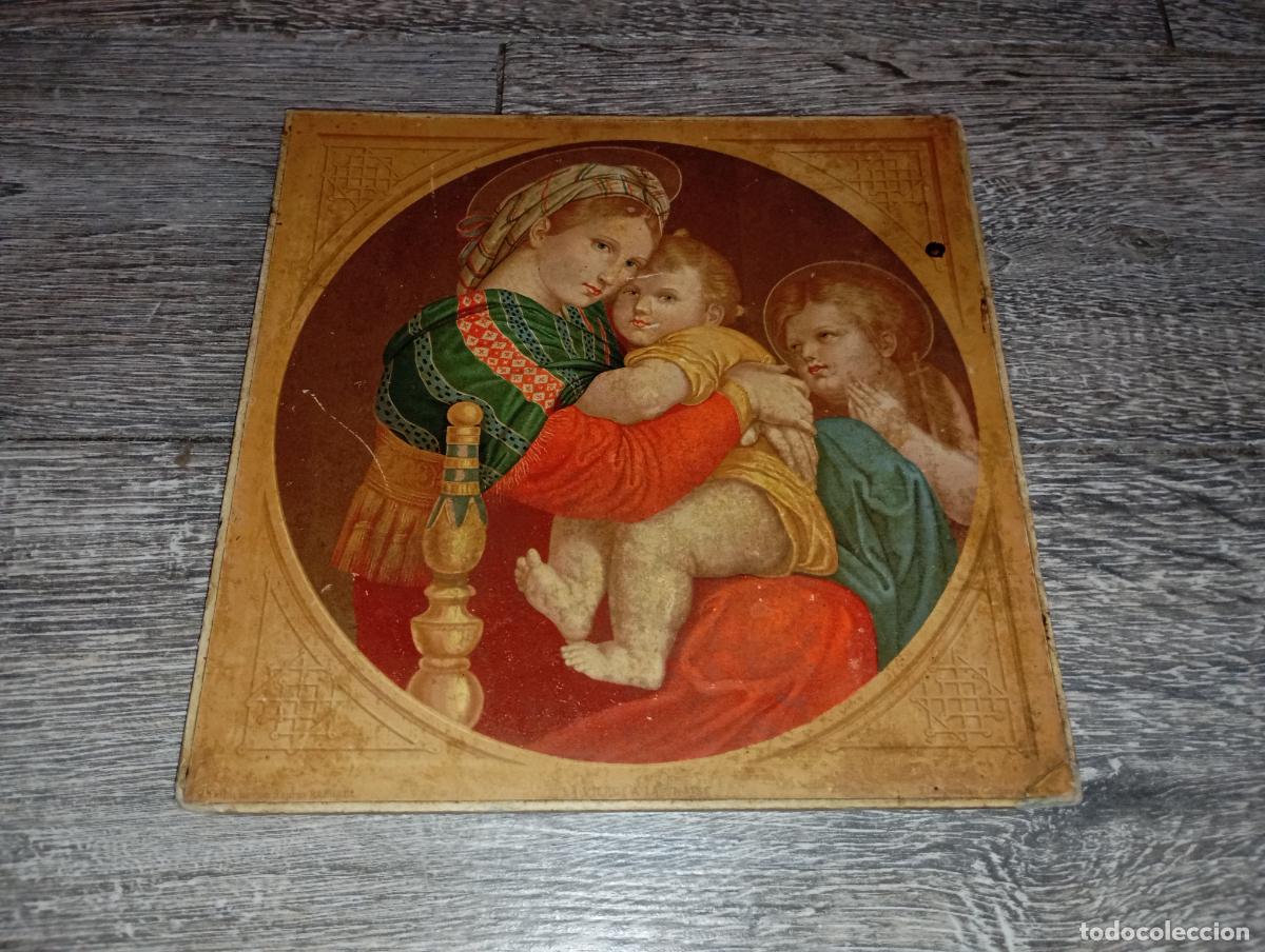 Antig&uuml;edades: Virgen de la silla Rafael Sanzio - Foto 1