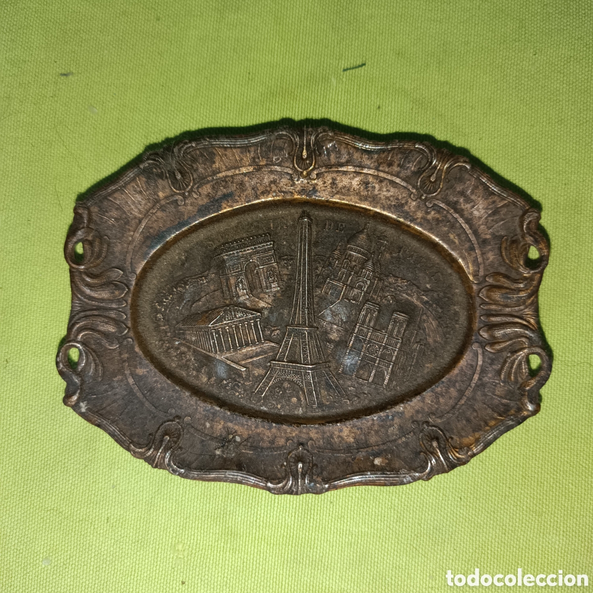 Antig&uuml;edades: Antigua placa de Paris - Foto 3