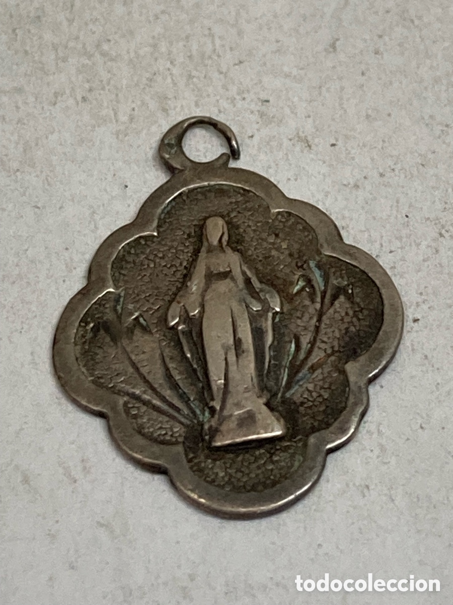Antig&uuml;edades: Medalla de plata religiosa C328 - Foto 1