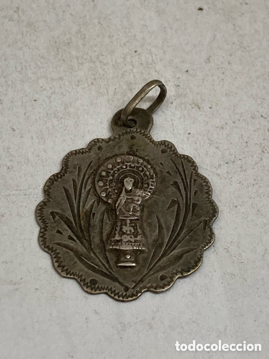 Antig&uuml;edades: Medalla de plata religiosa C328 - Foto 1