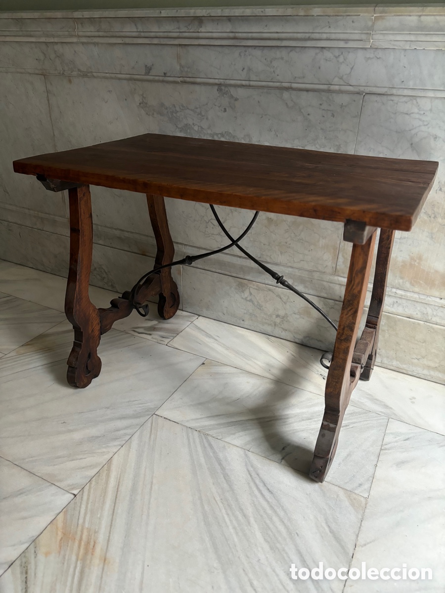 Antig&uuml;edades: Mesa Espa&ntilde;olA S XVIII - Foto 5