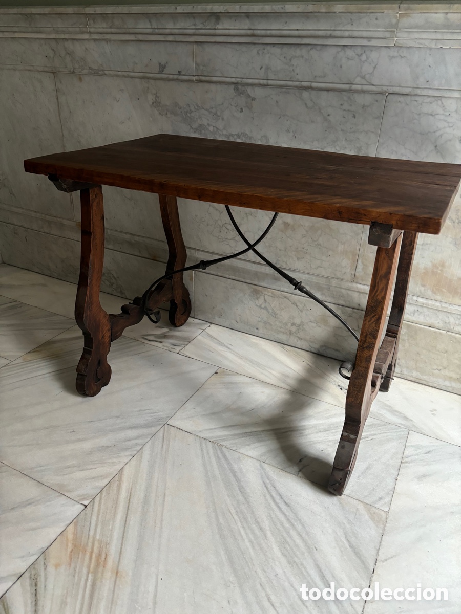 Antig&uuml;edades: Mesa Espa&ntilde;olA S XVIII - Foto 6