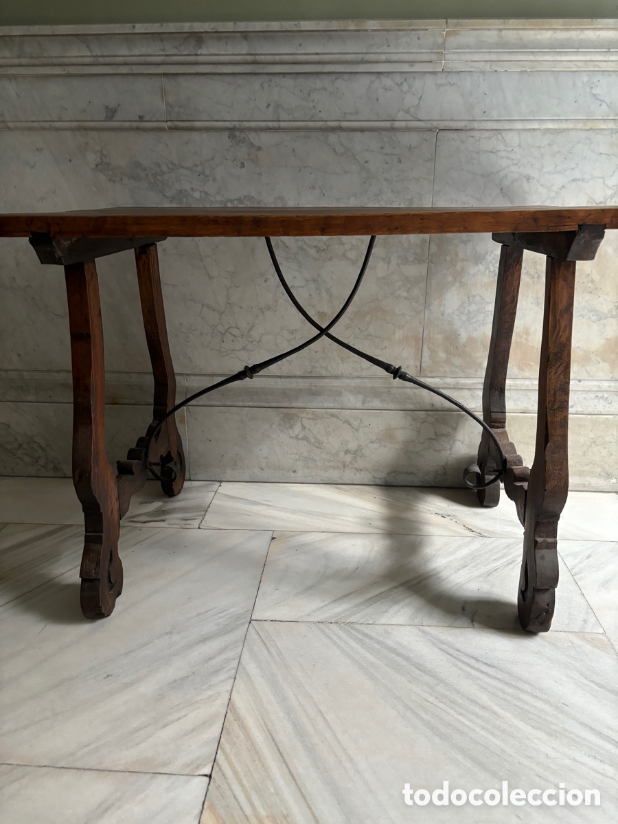 Antig&uuml;edades: Mesa Espa&ntilde;olA S XVIII - Foto 7