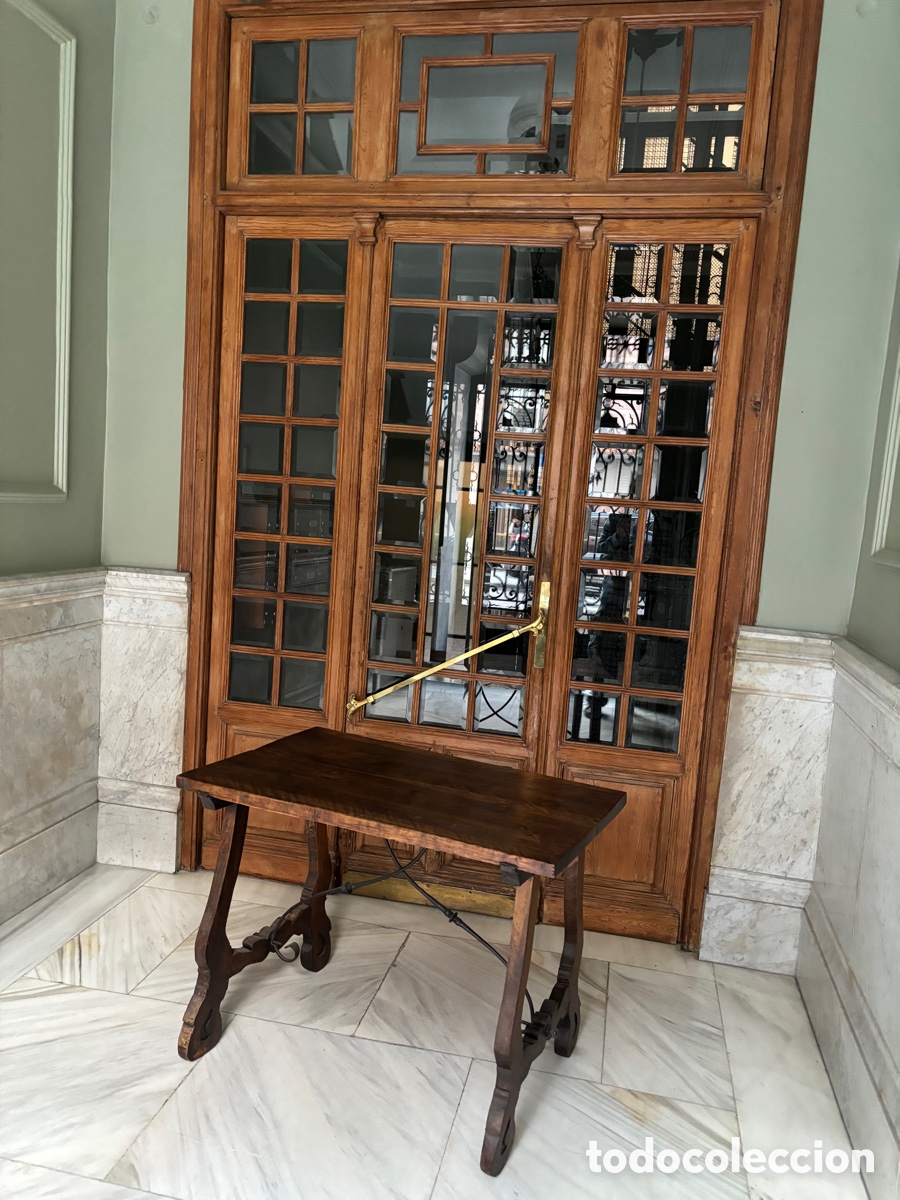 Antig&uuml;edades: Mesa Espa&ntilde;olA S XVIII - Foto 9
