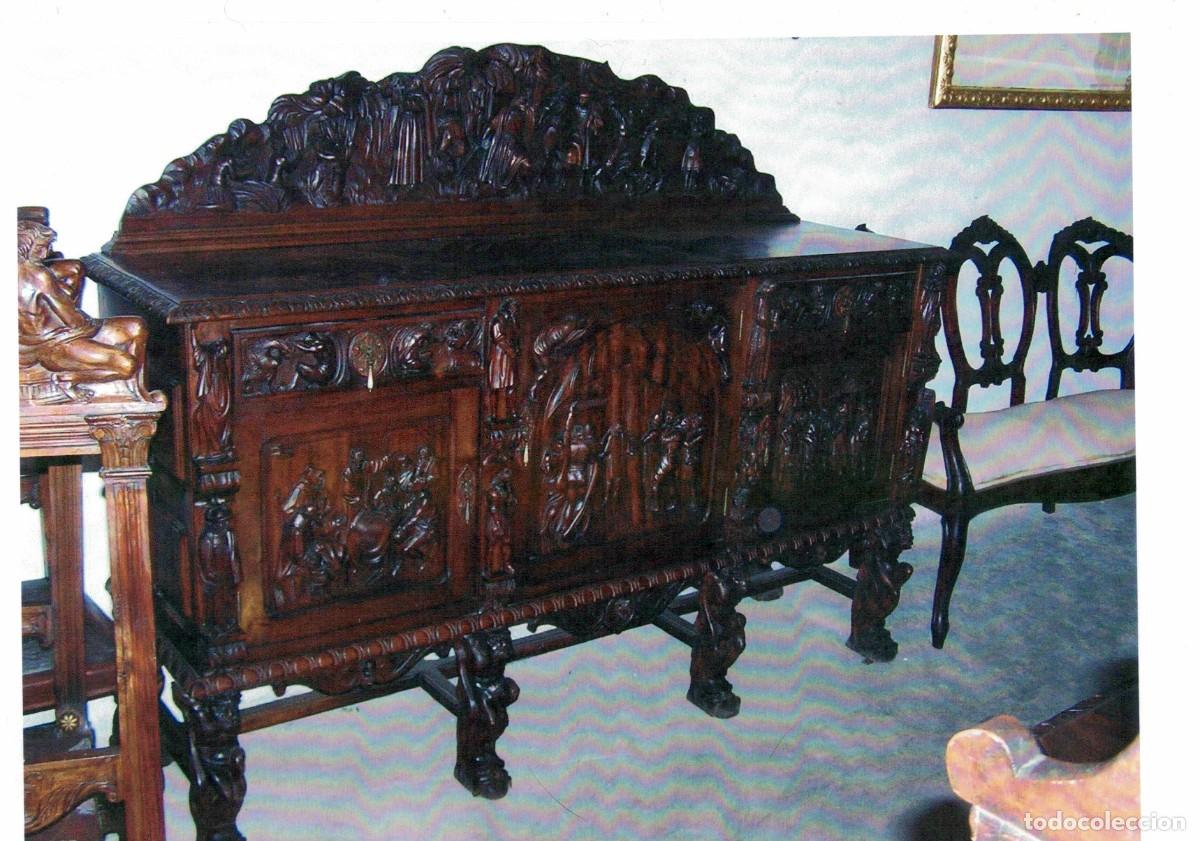 Antig&uuml;edades: COMODA DE NOGAL EPOCA RENACIMIENTO - Foto 1