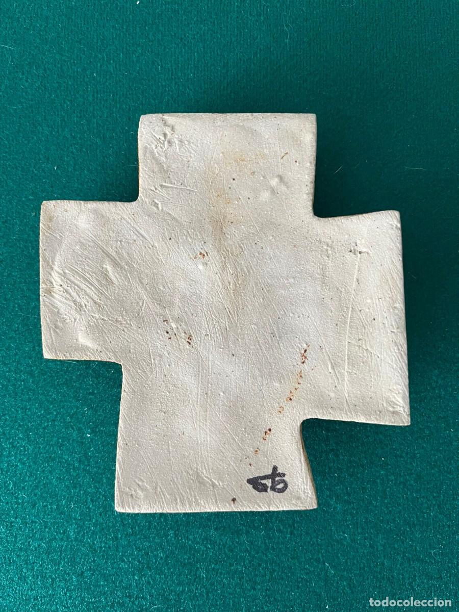 Antig&uuml;edades: Cruz esmaltada en gres - Foto 2