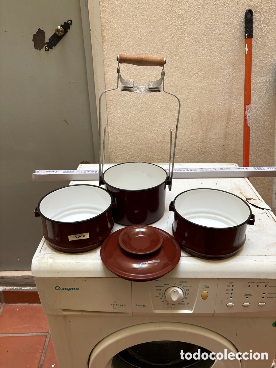 Antig&uuml;edades: Portaviandas vitrificado - Foto 2