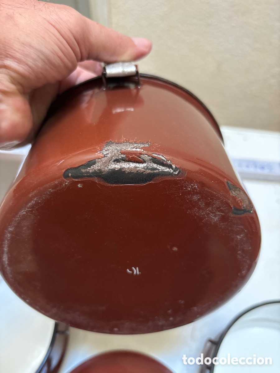 Antig&uuml;edades: Portaviandas vitrificado - Foto 3