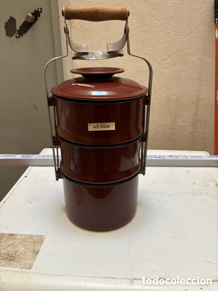 Antig&uuml;edades: Portaviandas vitrificado - Foto 1