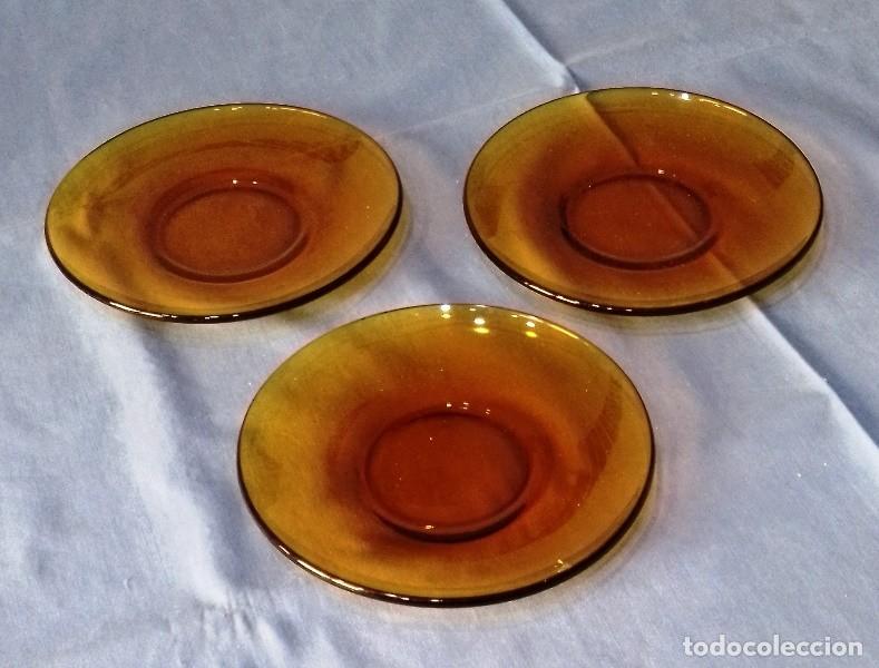 Antig&uuml;edades: 3 platos desayuno Duralex - Foto 1
