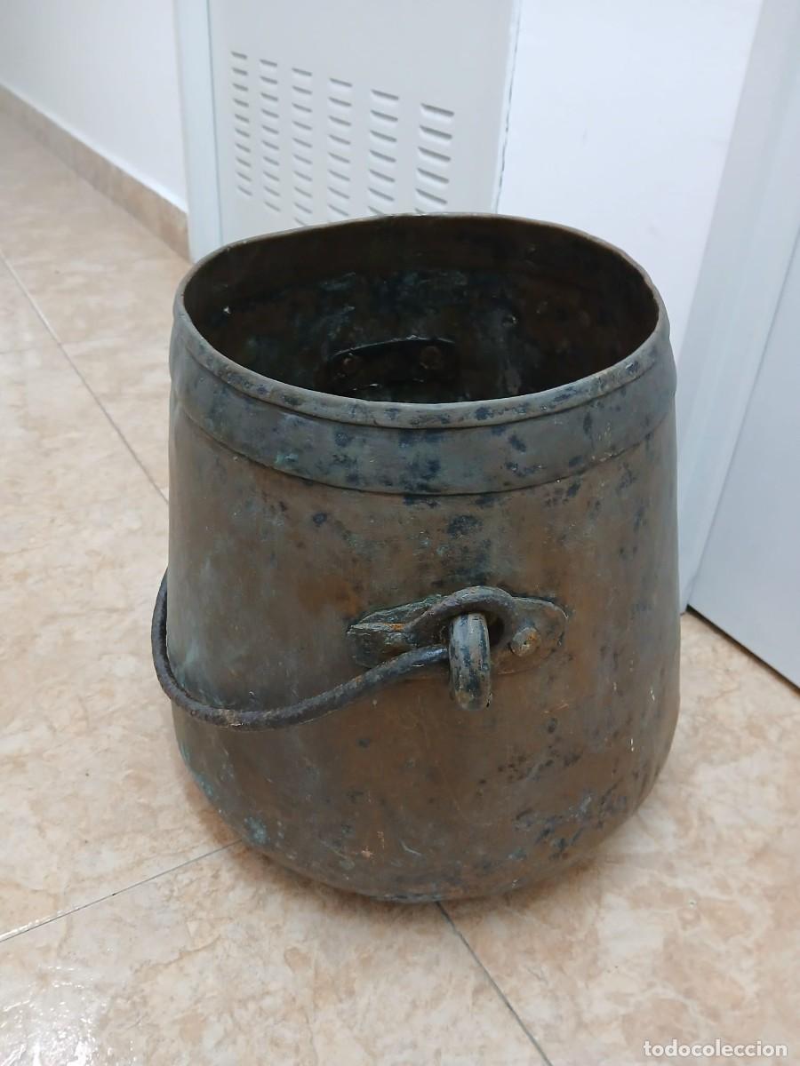 Antig&uuml;edades: ANTIGUA OLLA DE COBRE - Foto 2