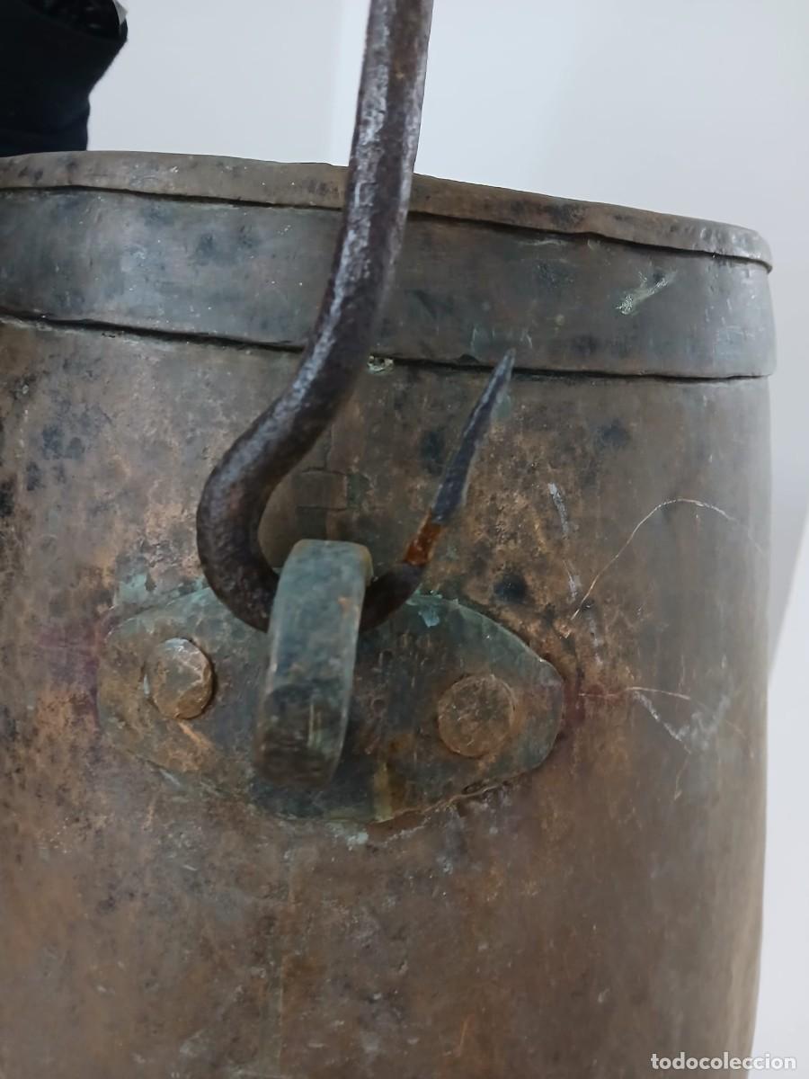 Antig&uuml;edades: ANTIGUA OLLA DE COBRE - Foto 8