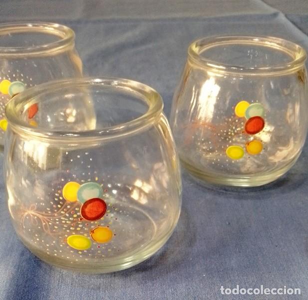 Antig&uuml;edades: Juego 6 vasos de licor cristal - Foto 2