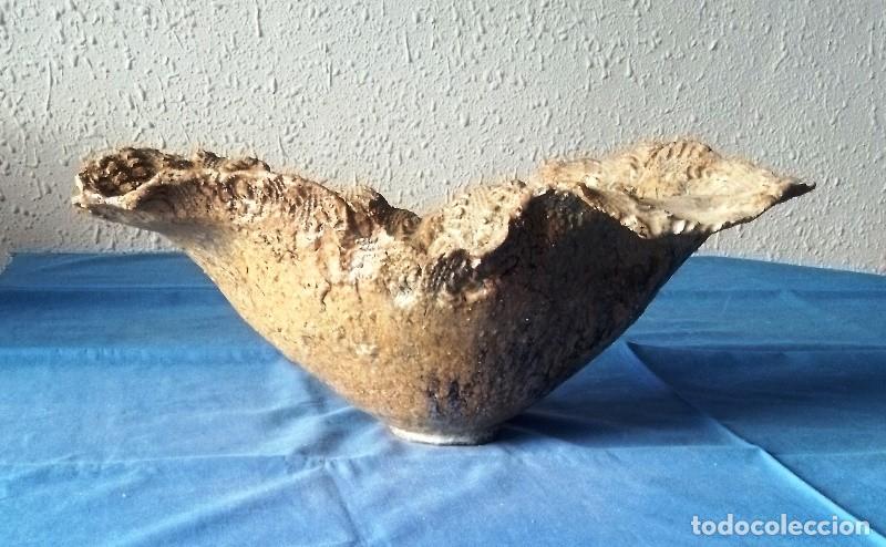 Antig&uuml;edades: Centro de mesa de barro barnizado - Foto 1