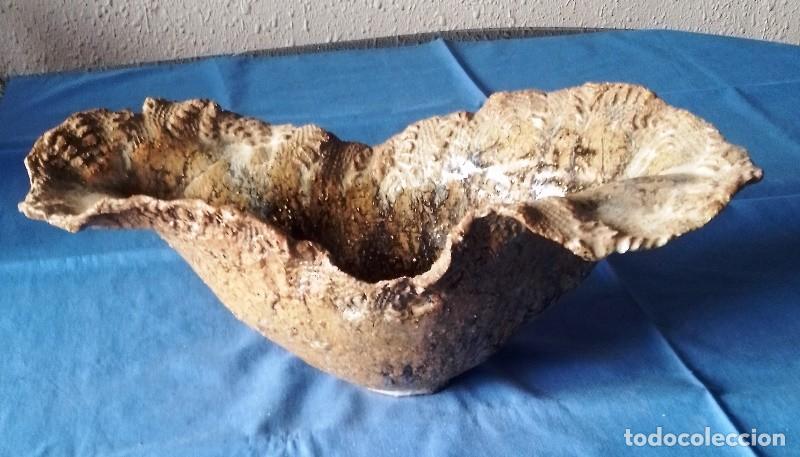 Antig&uuml;edades: Centro de mesa de barro barnizado - Foto 2